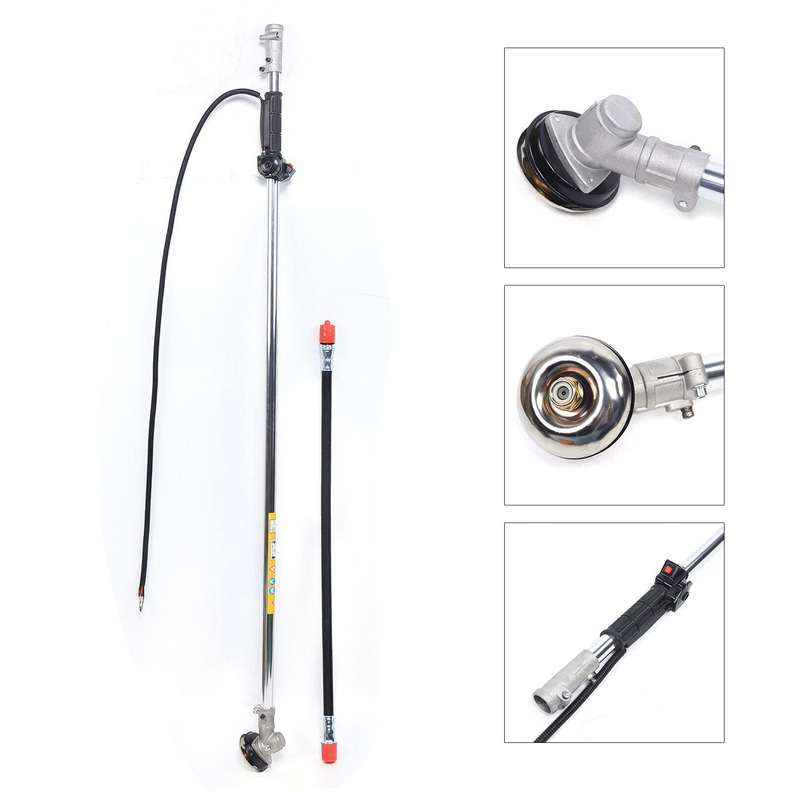 3 en 1 4 tiempos Multitool Mochila Desbrozadora Desbrozadora Desbrozadora de césped, desbrozadora de gasolina de un solo cilindro refrigerado por aire, cortasetos
