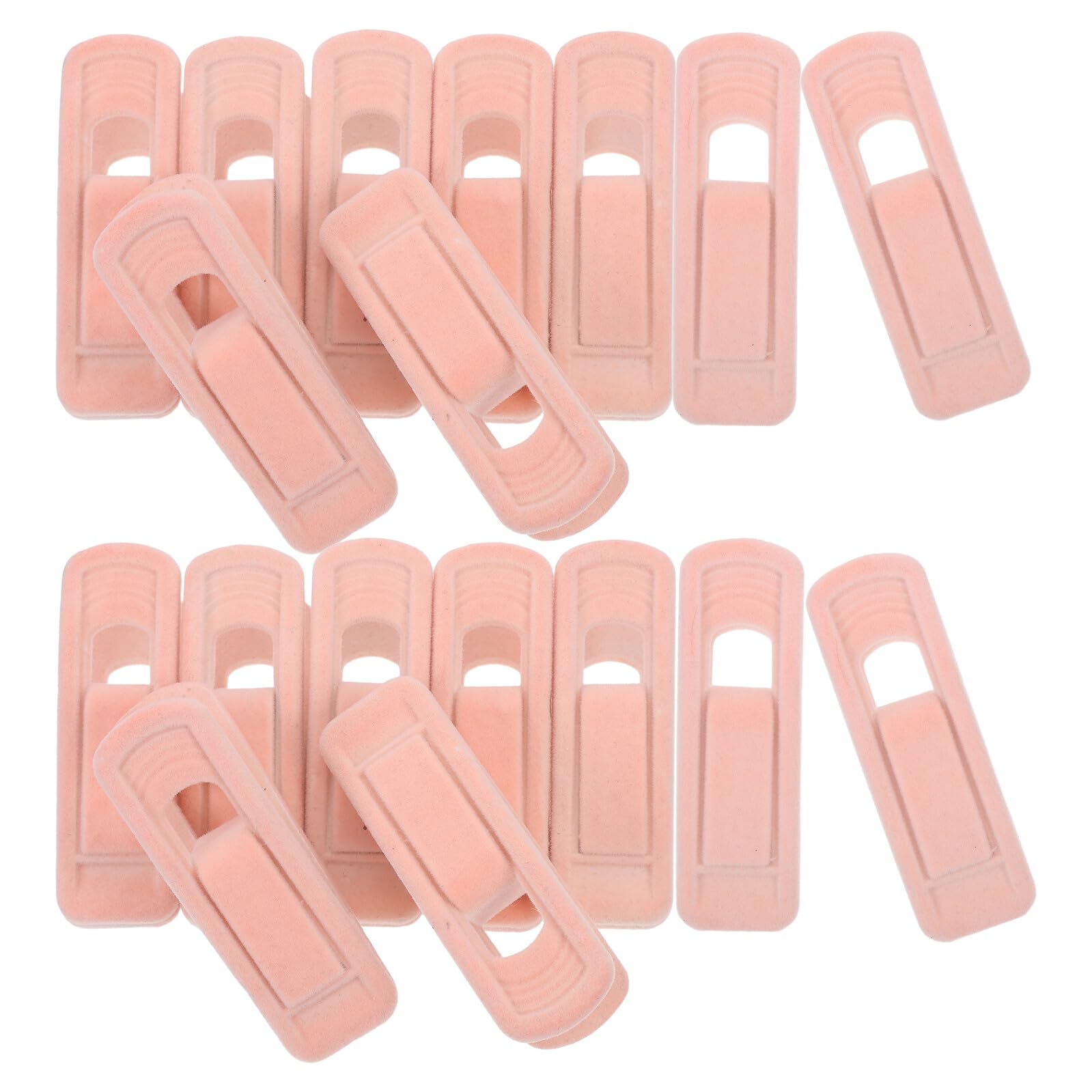 50 Stück 50 Stück Kunststoff Wäscheklammern aus Samt mit Starkem Halt Windfeste Rosa Clips für Röcke Hosen rutschfeste Kleiderbügel Clip für Innen und Außenbereich