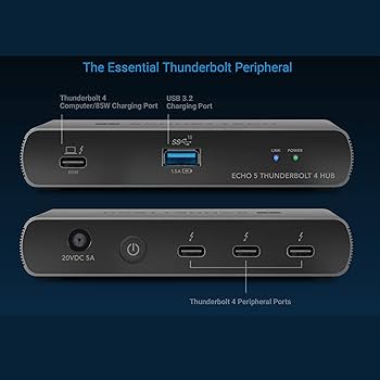 Amazon.com: Sonnet Echo 5 Thunderbolt 4 Hub : Electronics