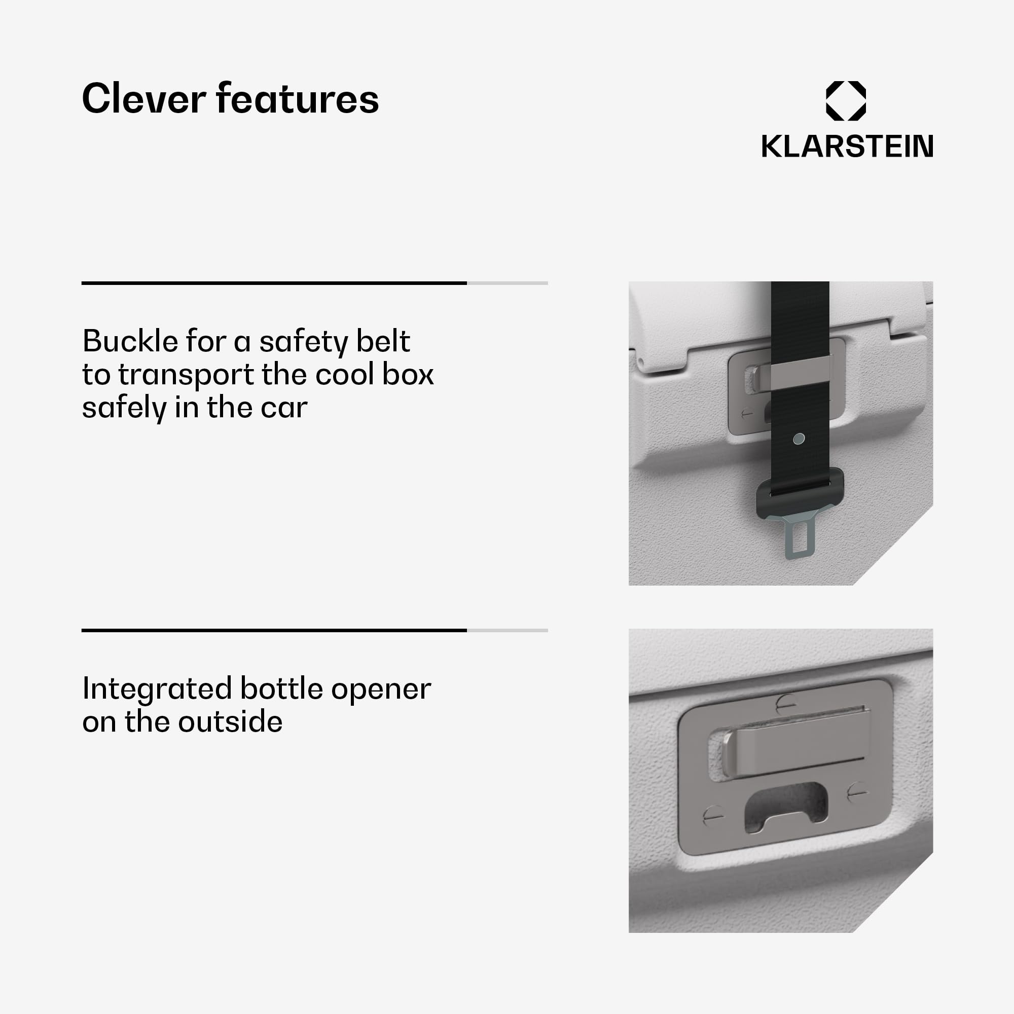 Klarstein SwiftFrost 12-litrowa lodówka turystyczna – Przenośna elektryczna lodówka z kompresorem, Dual Power (12V/230V), -20°C do 20°C, Tryby ECO i MAX, Idealna na kemping, Zamrażarka