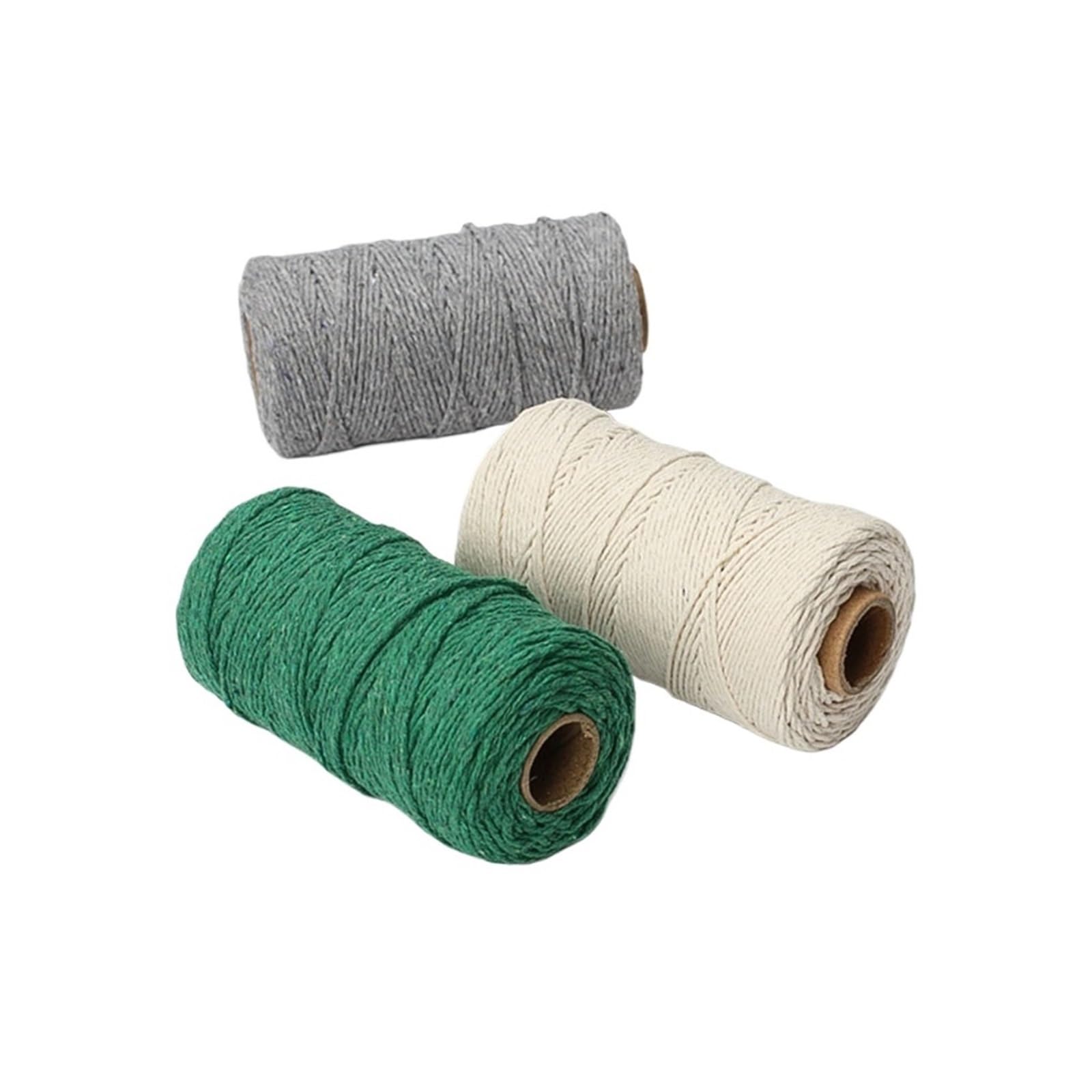 Lina, pleciona lina, 2mm 100M bawełniany sznurek do makramy wielokolorowy rękodzieła DIY Handmade(16)