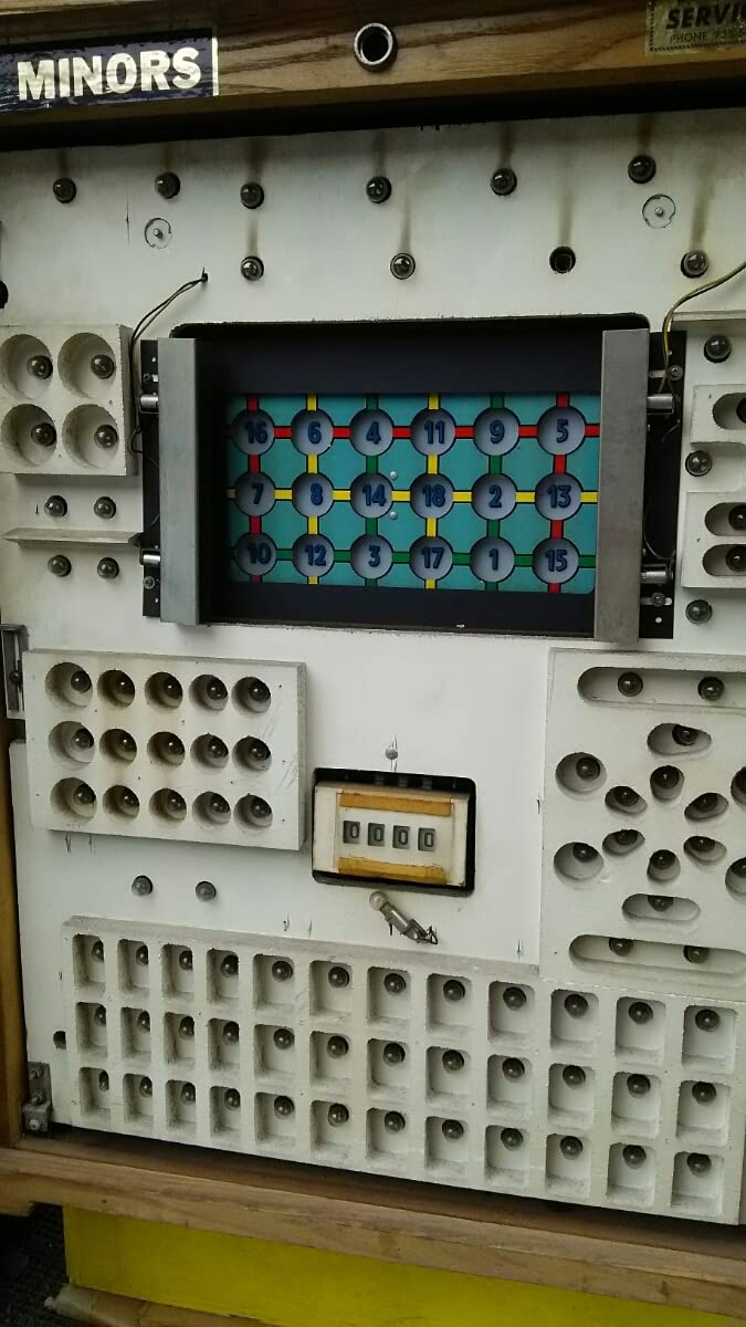 Amazon.co.jp: Bally bingo Pinball Machine Head1975 Bally_MISS