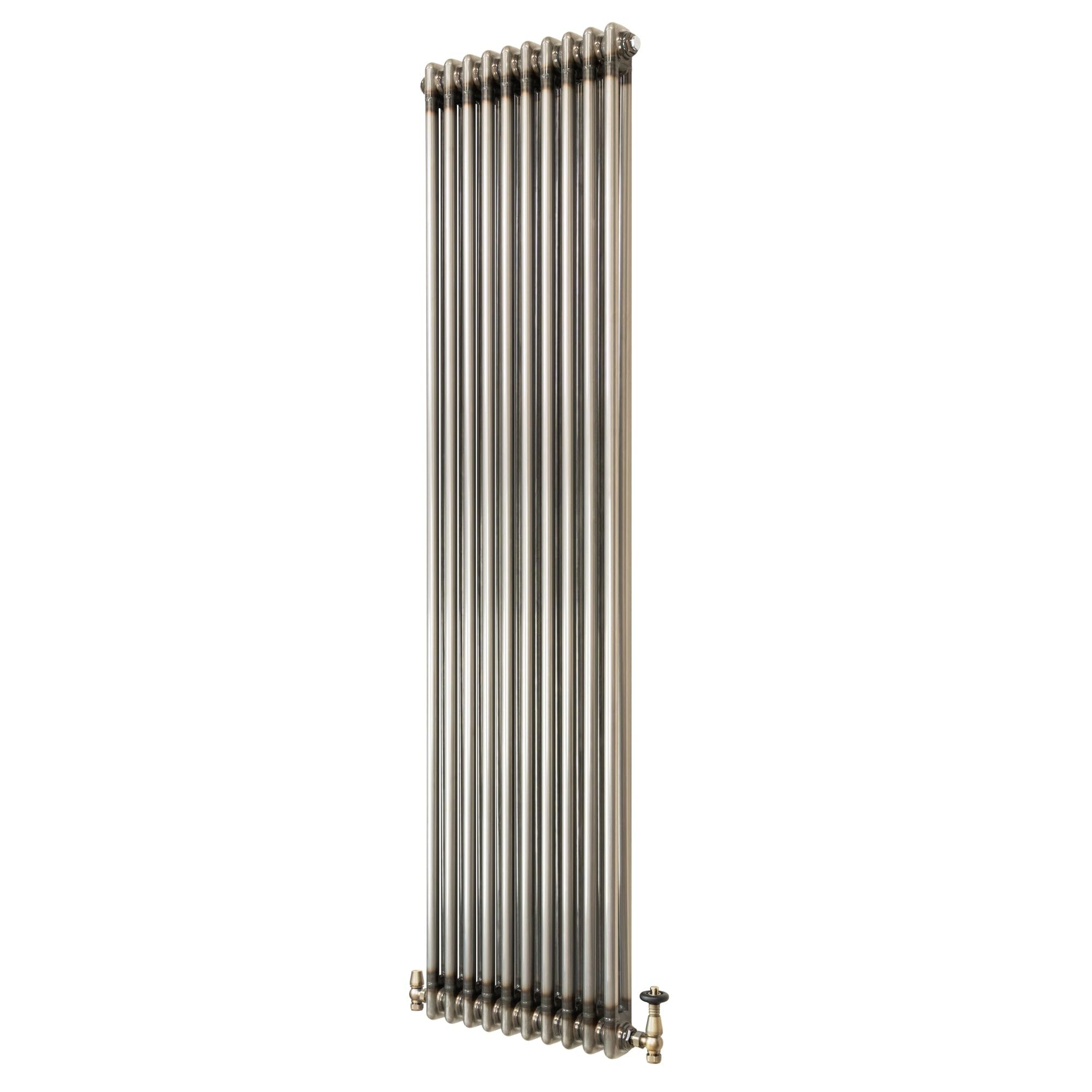 Traditional 2 Column Radiator 1800mm x 470mm & TRV Valves Modern