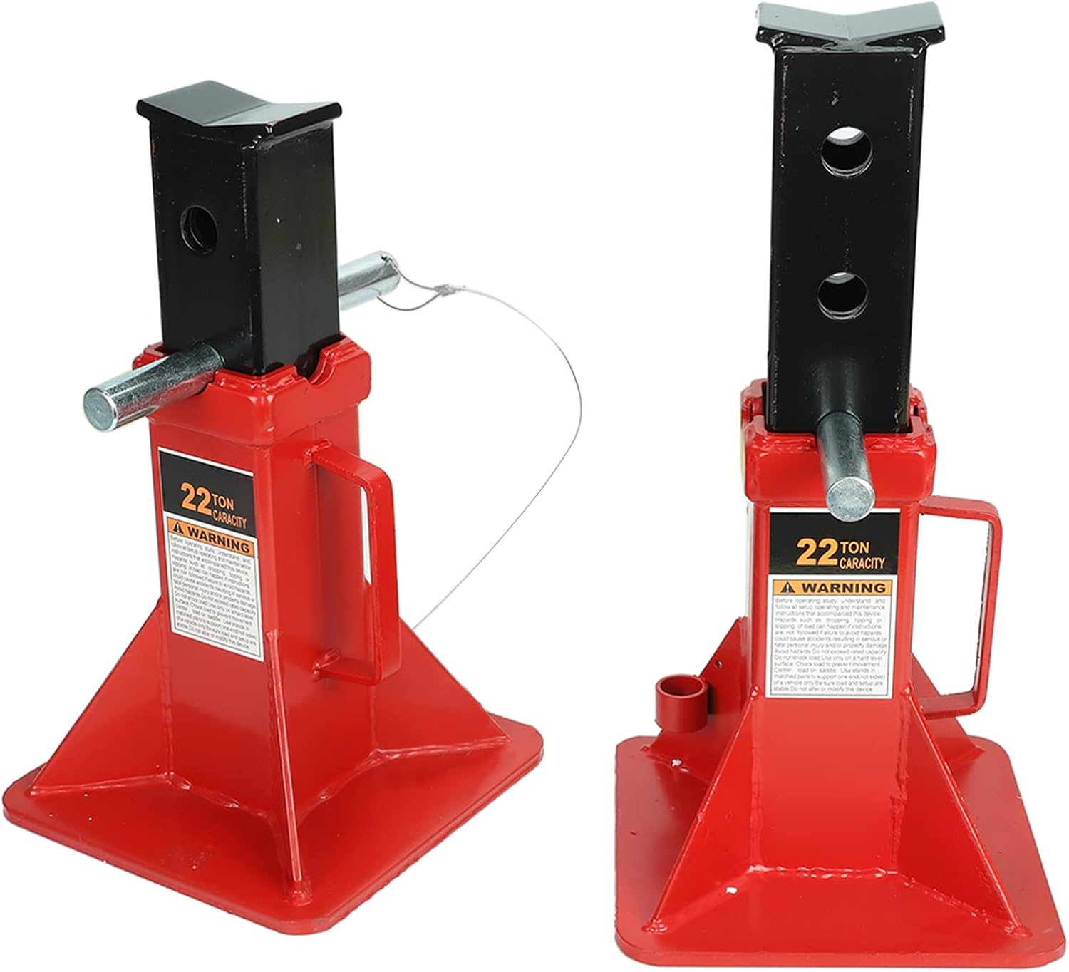 bchsadvb Pin Type Car Jack Stands with Lock 22 Ton (44,000