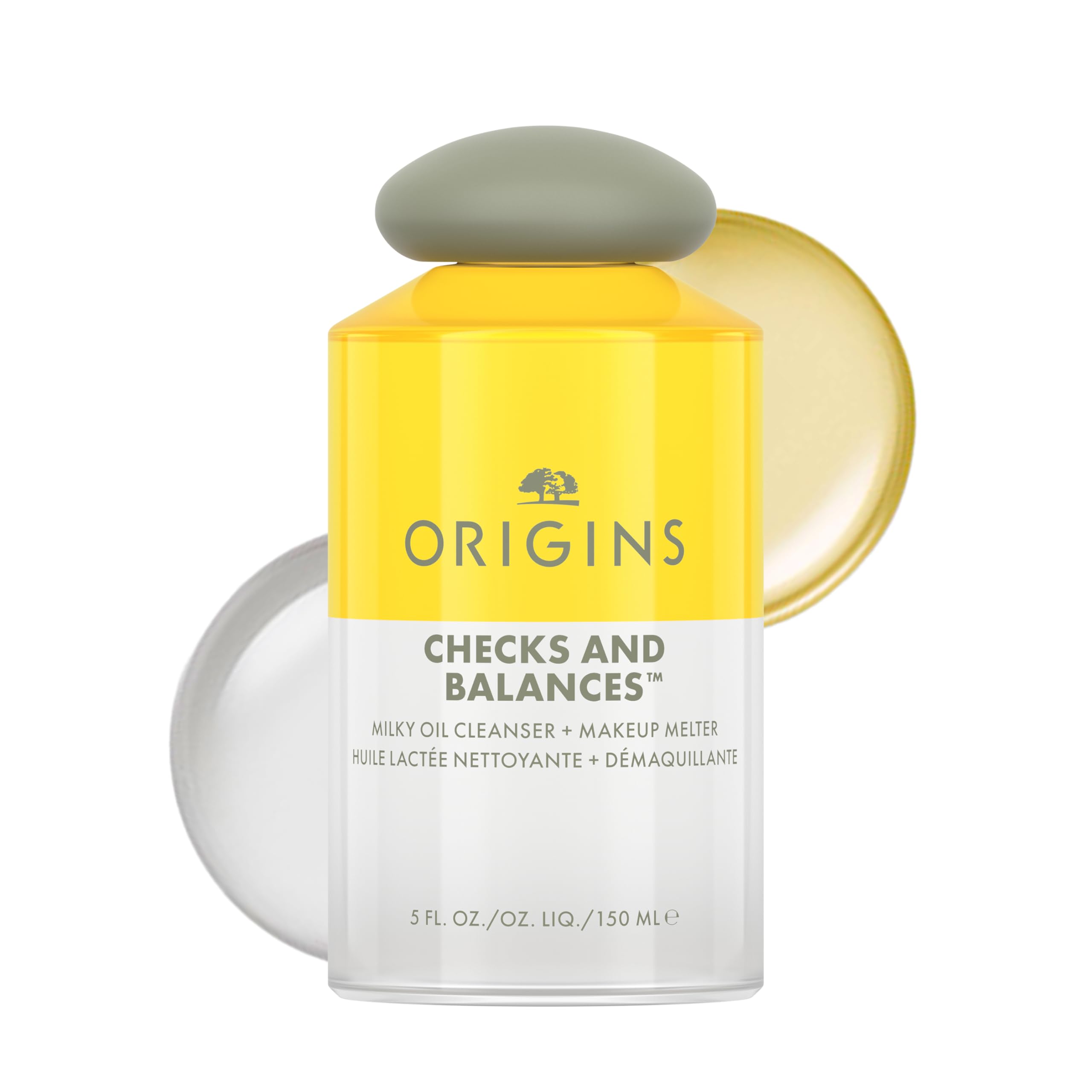 Checks and Balances Milky Oil Cleanser + Makeup Melter | Softens Skin & Removes Makeup | With Squalane & Plant-Derived Glycerin, 5 Fl Oz