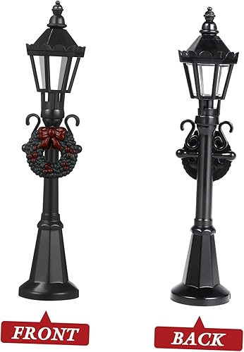 Miniatura 5 de BESTOYARD 4 piezas de adornos de lámpara de plástico en miniatura