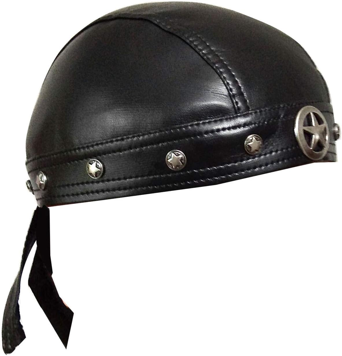 vogueteen Star Studded Bandana Du Do Doo Rag Cap Wrap Biker Leather Cool Stylish Black