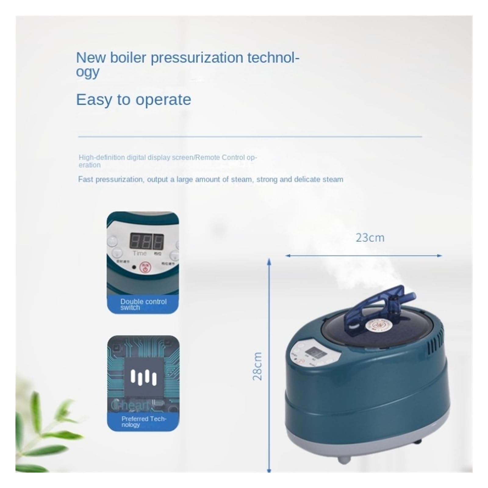 nerador de for Sauna 1000W, izador for adelgazar y aliviar el insomnio, máquina fumigación portátil for Spa doméstico Protección de seguridad