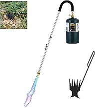 Weed Torch Propane Burner,34" Long arm Weed Torch,Fire Starter,Charcoal Starter,Blow Torch with Flame Control and Igniter for Roof,Wood,Ice,Snow (Tank not included)