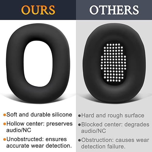 Miniatura 10 de SOULWIT Protector de silicona para audífonos AirPods Max, resistente al sudor, fácil de lavar, resistente, color verde