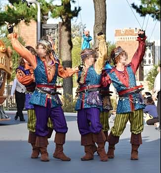 Amazon.co.jp: [HIRA] Into the Frenzy”海賊ダンサーさん コスプレ衣装