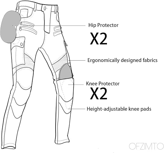 Motorcycle Pants for Women with Armored, Motorcycle Riding Protective Pants, Motorcycle Jeans for Womens