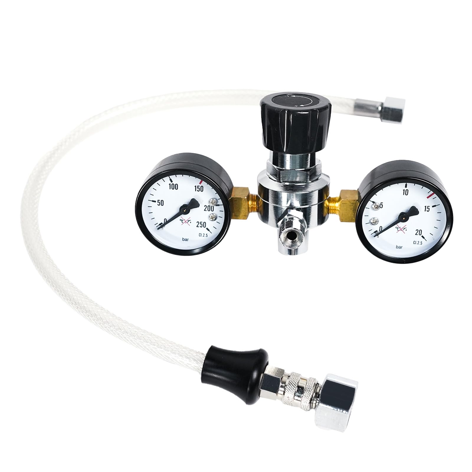 BLUE FLAG Nitrous Oxide Pressure Regulator Pressure Reduction Valve, for 580G, 615G, 1.5L, 2.2L, 3.3L Cream Charger Cylinder