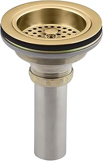 KohlerK-8801-2MB Duostrainer Sink Strainer, Vibrant Brushed Moderne Brass