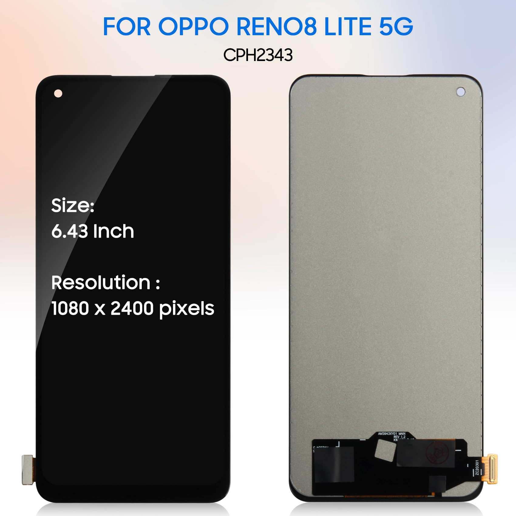 Écran LCD Original OPPO Reno 8 Lite – Pièce Détachée Neuve – Service Pack