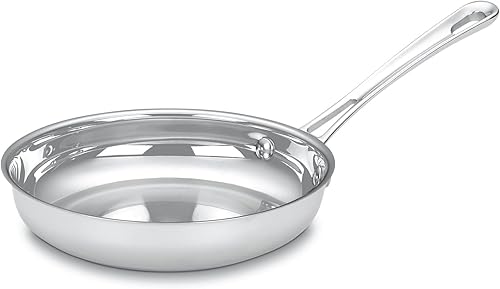 Miniatura 4 de Cuisinart Cacerola de 1.5 cuartos de galón con tapa, colección clásica de utensilios de cocina de acero inoxidable de Chef's, 719-16 y sartén