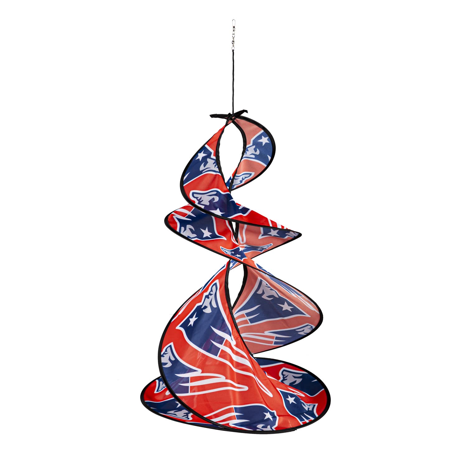 New England Patriots Flag Banner Wind Twister Spinner Outdoor