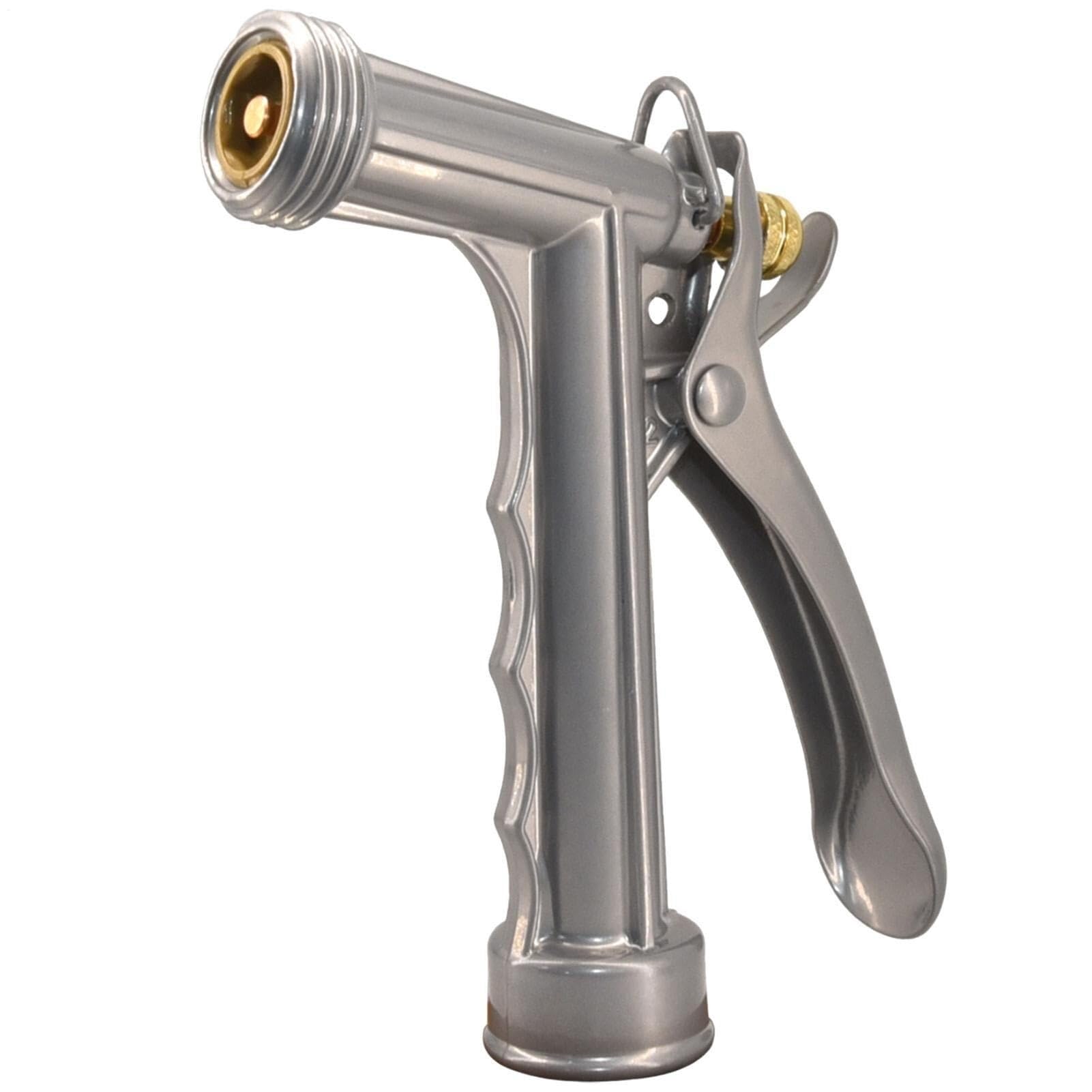 Metal Hose Spray Nozzle Heavy Duty Garden Hose Nozzle, with Adjustable Multiple Spray Modes, for Watering(A)
