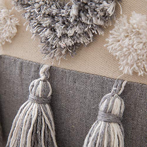 MIULEE 1 Stück Dekorative Kissenbezug Polyster Dekokissen Boho Super Weich Kissenbezüge Quaste Decor Kissenhülle für… – Bild 3