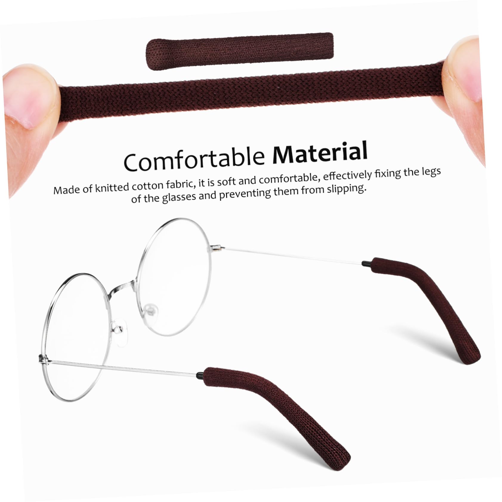 ULTECHNOVO 12 Paires Porte-lunettes Crochets D'oreille Pour Lunettes Accessoires De Coussinets D'oreille Pour Lunettes Poignée D'oreille Pour Lunettes Poignées D'oreille De Lunettes Spandex