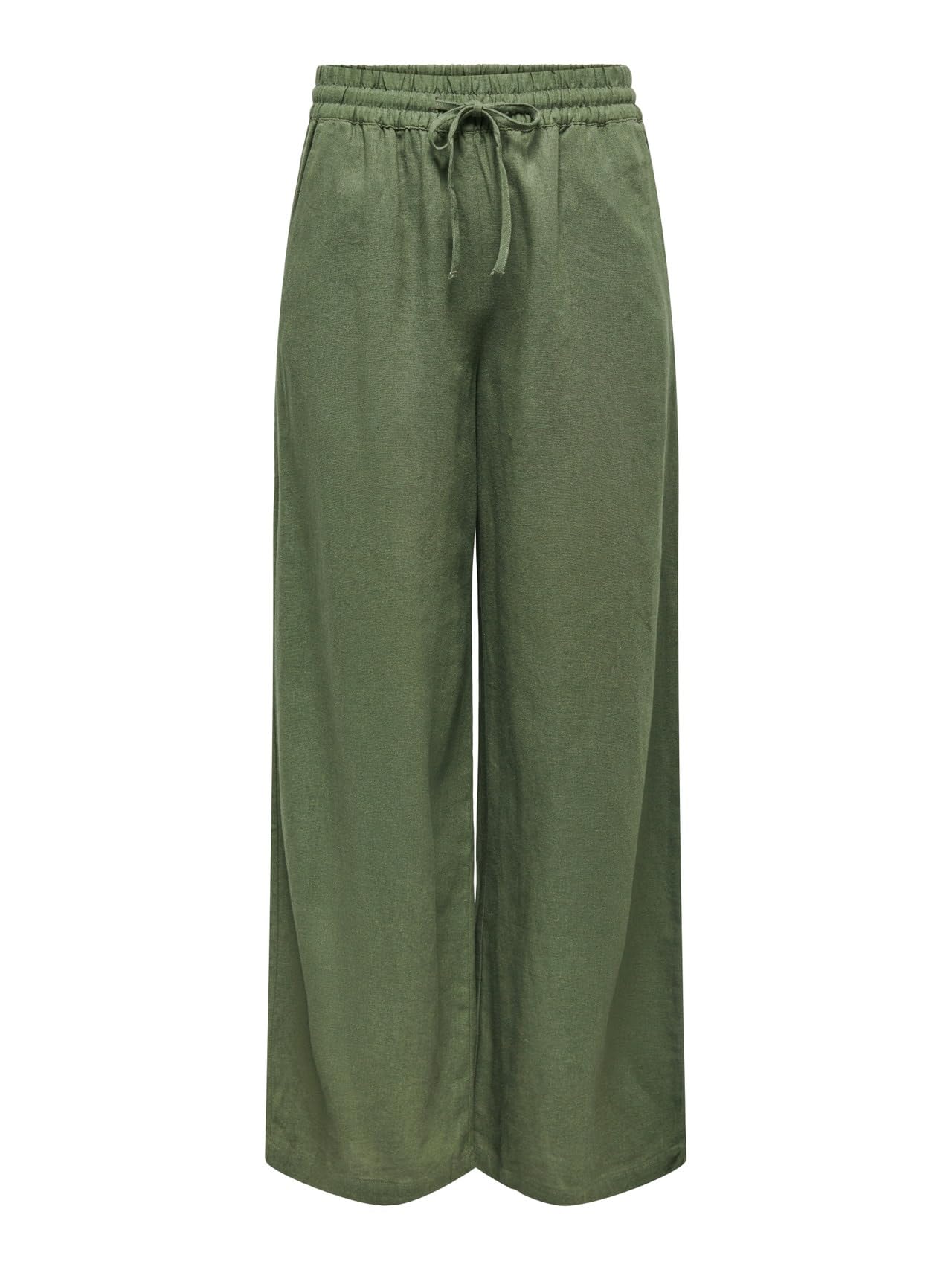 JdY Say Linen HW Wide Pant WVN Noos, Kalamata, M / 32L