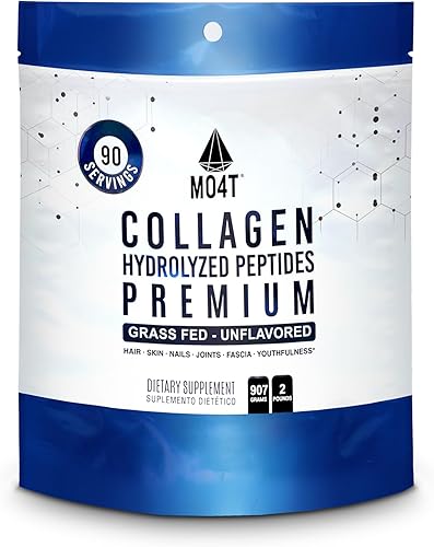 Miniatura 18 de MO4T - Péptidos de colágeno - Colágeno en polvo - Colágeno hidrolizado - Colageno Hidrolizado - Colágeno sin sabor (1 libra)