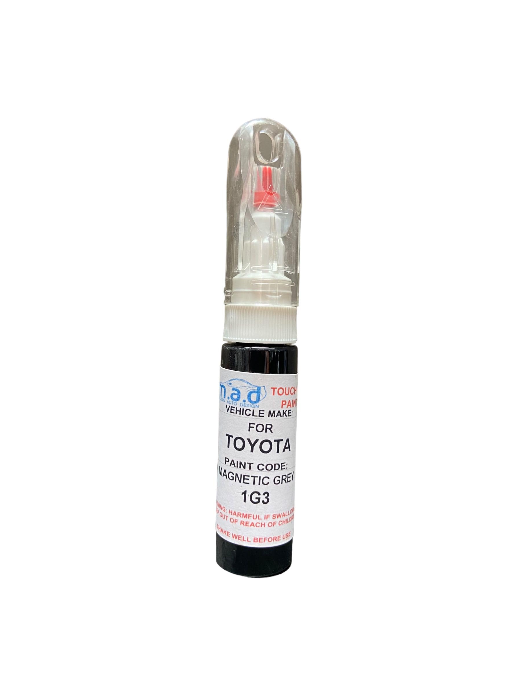 MAD PAINTS TOUCH UP PAINT FOR TOYOTA MAGNETIC GREY 1G3 PAINT PEN SCRATCH CHIP BRUSH SCRATCH (PAINT + LACQUER)