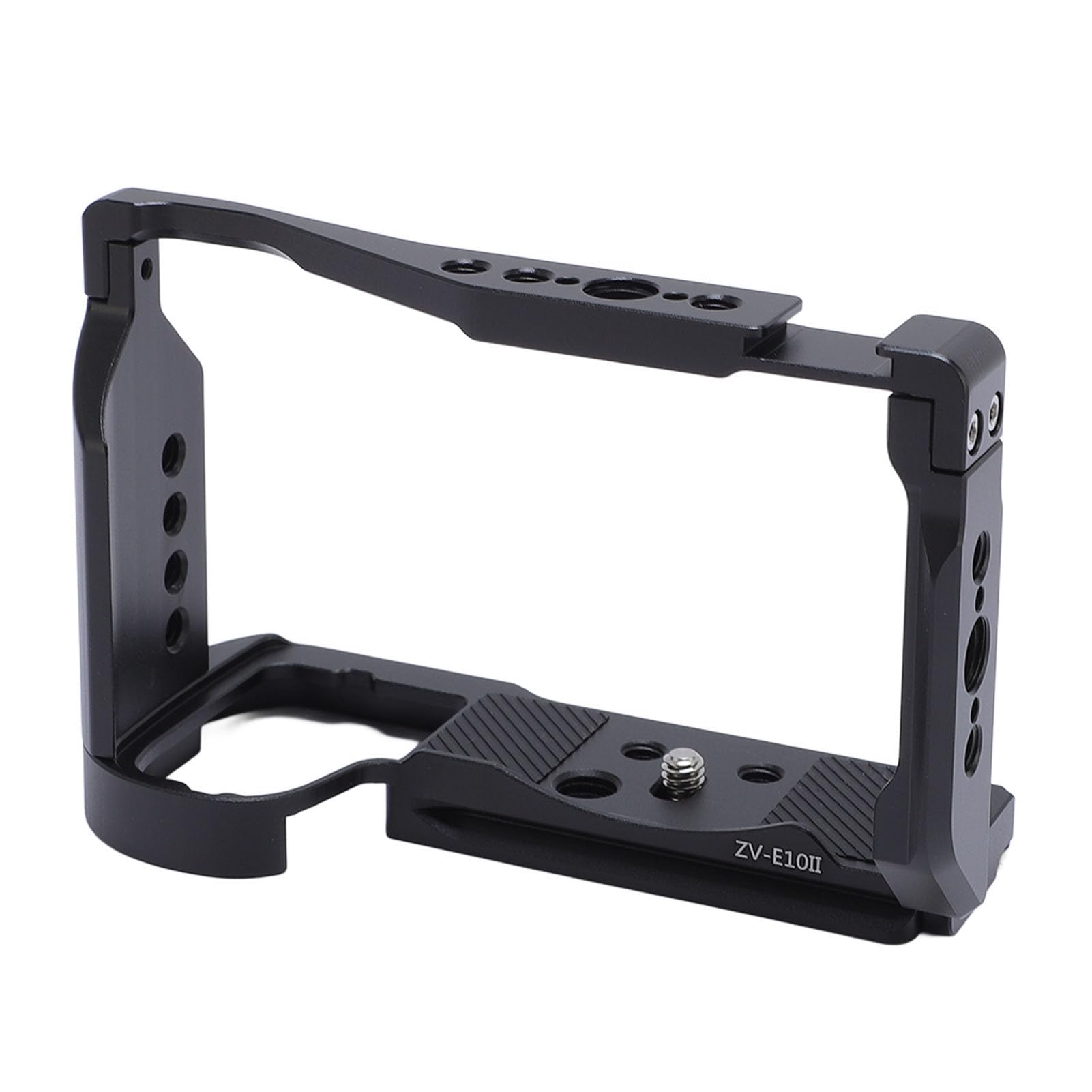 Dioche Cage Rig Jaula de Cámara de Aluminio para Placa QR Tipo Arca - Equipo de Jaula de Cámara de Video de Aleación de Aluminio para ZV E10II, Compatible con Estabilizadores RS2, RS3, RS4, Equipado