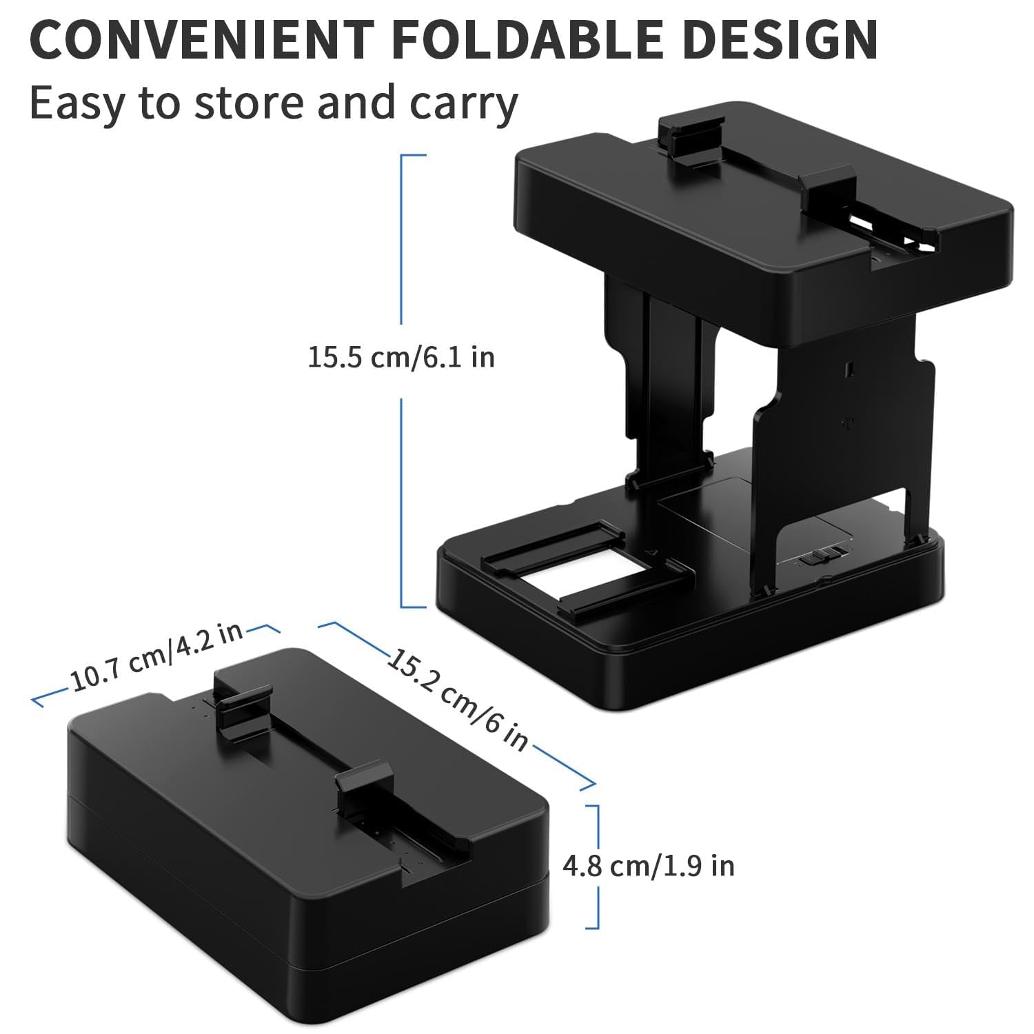 DigitConvert Scanner de film mobile de 35 mm pour convertir les diapositives et négatifs de 35 mm en photos numériques à l'aide de votre smartphone