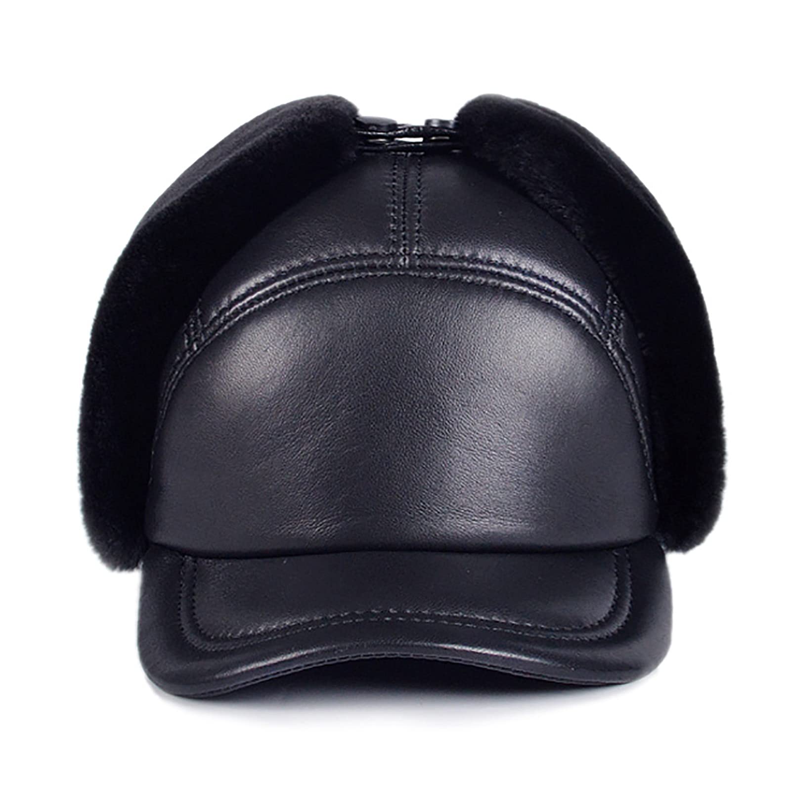 Cappelli invernali, cappello per bombardiere cappello aviatore con earflap fodatore trapper cappello spesso pelle di pecora in pelle di pecora per lo sci, pattinaio, arrampicata inverno