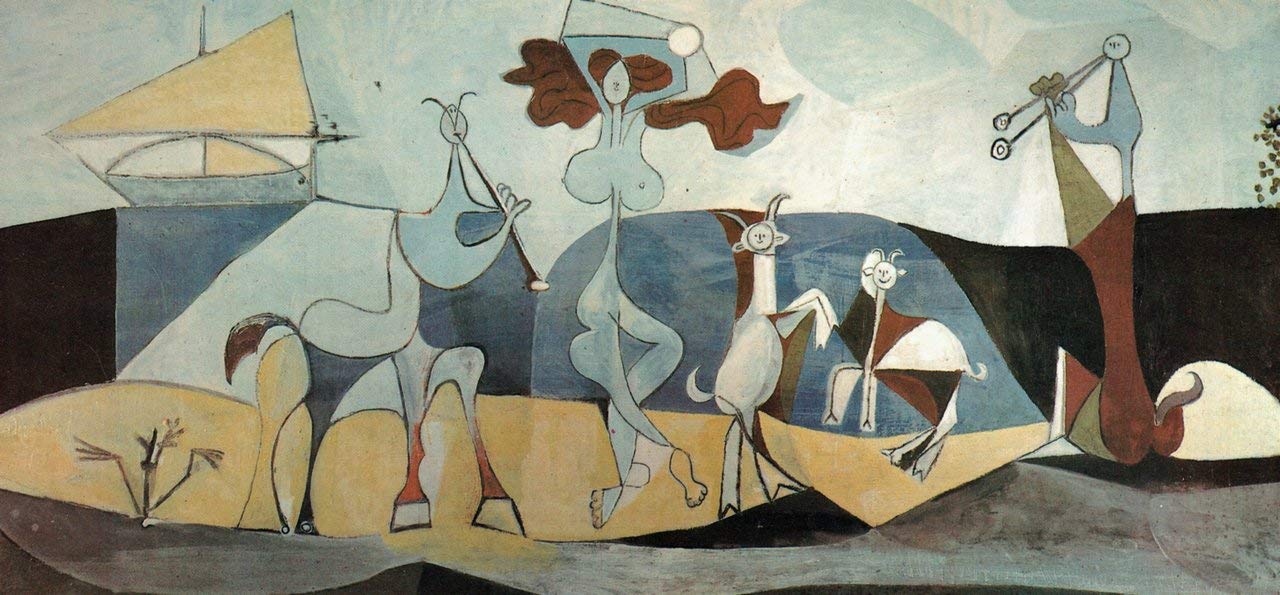 PABLO PICASSO、LA JOIE DE VIVRE、海外版超希少レゾネ Pablo Picasso La Joie de Vivre 1946 Poster A4 - Movie Art