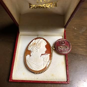 Amazon.co.jp: ロベルタ カメオ ブローチ ペンダントトップ : ファッション