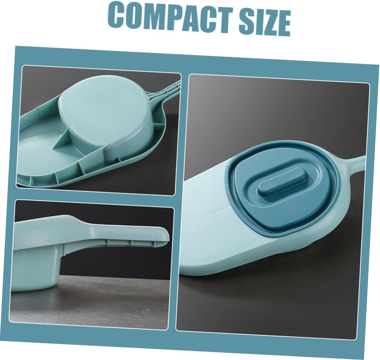 FOMIYES Hospital Accessory Bedpan Lid Comfortable Shape Portable Toilet for Elderly