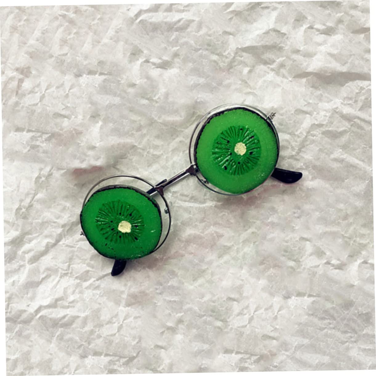 Alipis 2pcs Kiwi Fruit Shaped Glasses Cosplay Party Eyewear Photo Booth Accessory