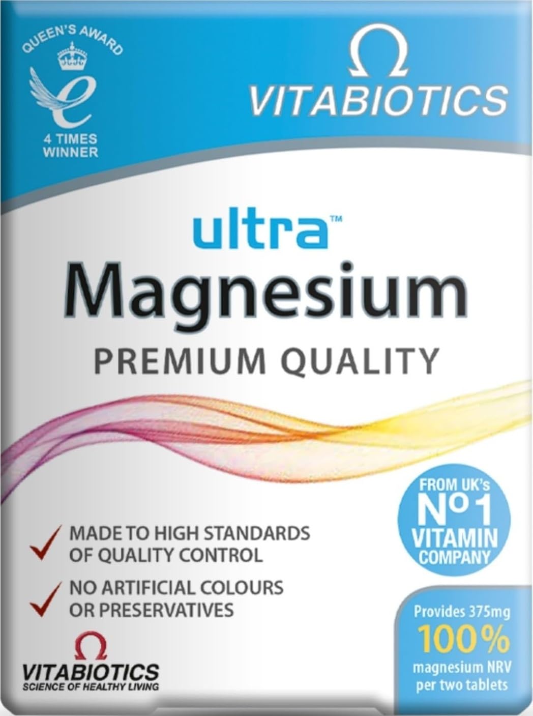 Vitabiotics - Ultra Magnesium 375Mg 60 Vtabs