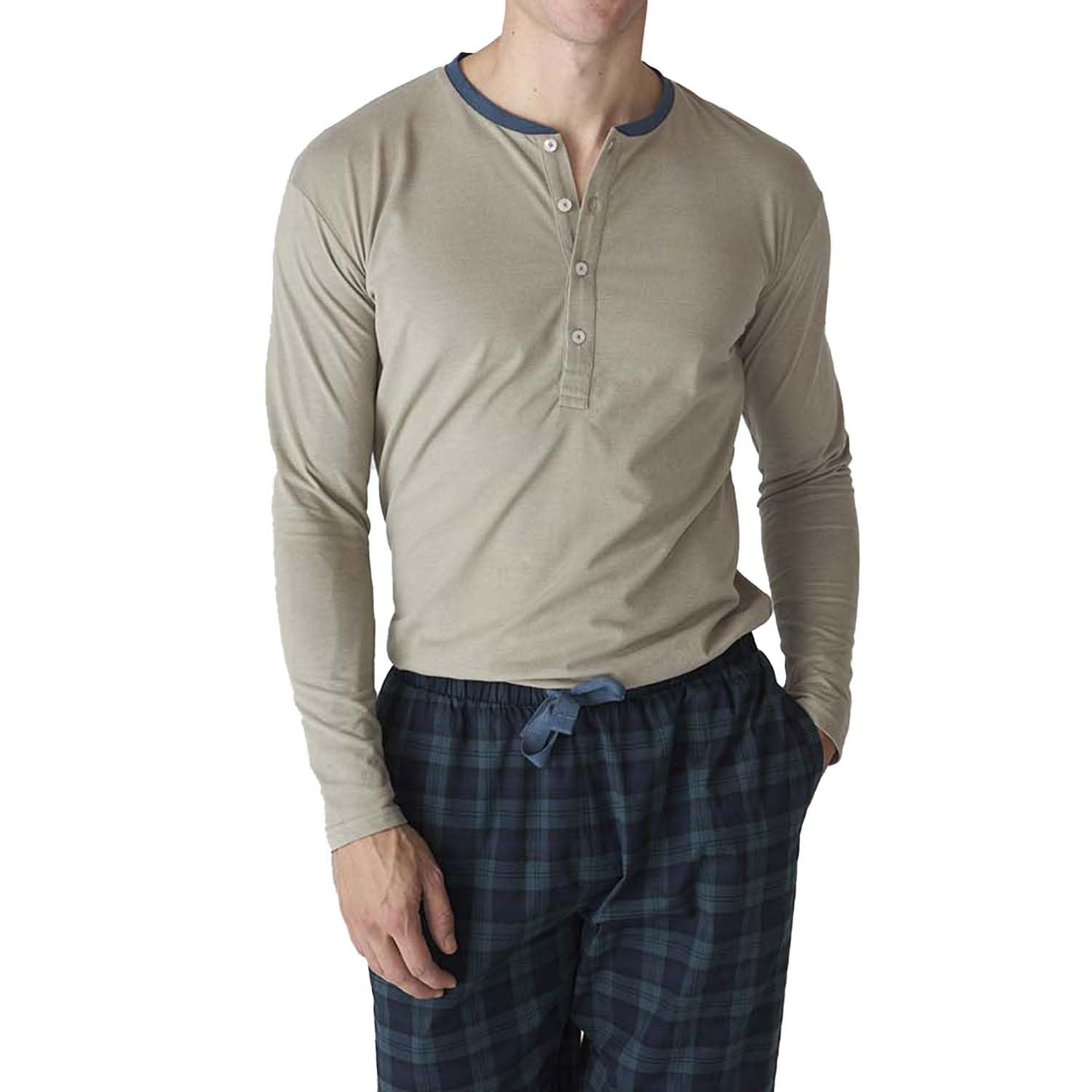 J&J Brothers Pijama Algodón Manga Larga JJBFP5602 para Hombre