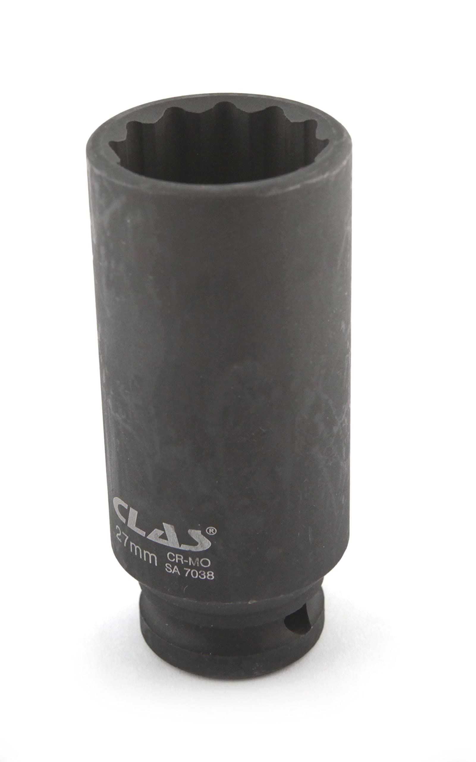 CLAS Equipements Boccola a Urto Dado mozzo VAG 12 Esagonale 27 mm 1/2" L.85 mm CR-Mo - SA 7038