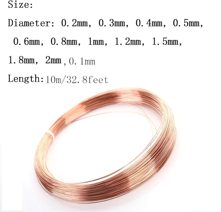 10 AWG Bare Copper Wire 25 Ft (Half Hard) Coil Single Solid Copper - View #10