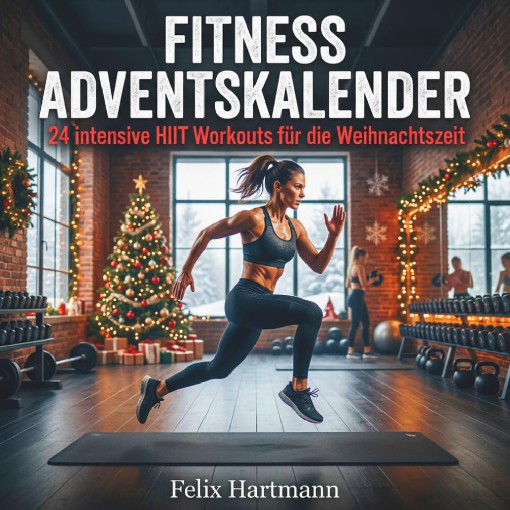 Fitness Adventskalender: Das Adventskalender Buch für aktive Genussmomente – einfache Fitnessideen, motivierende Routinen & gesunde Inspirationen für die Weihnachtszeit