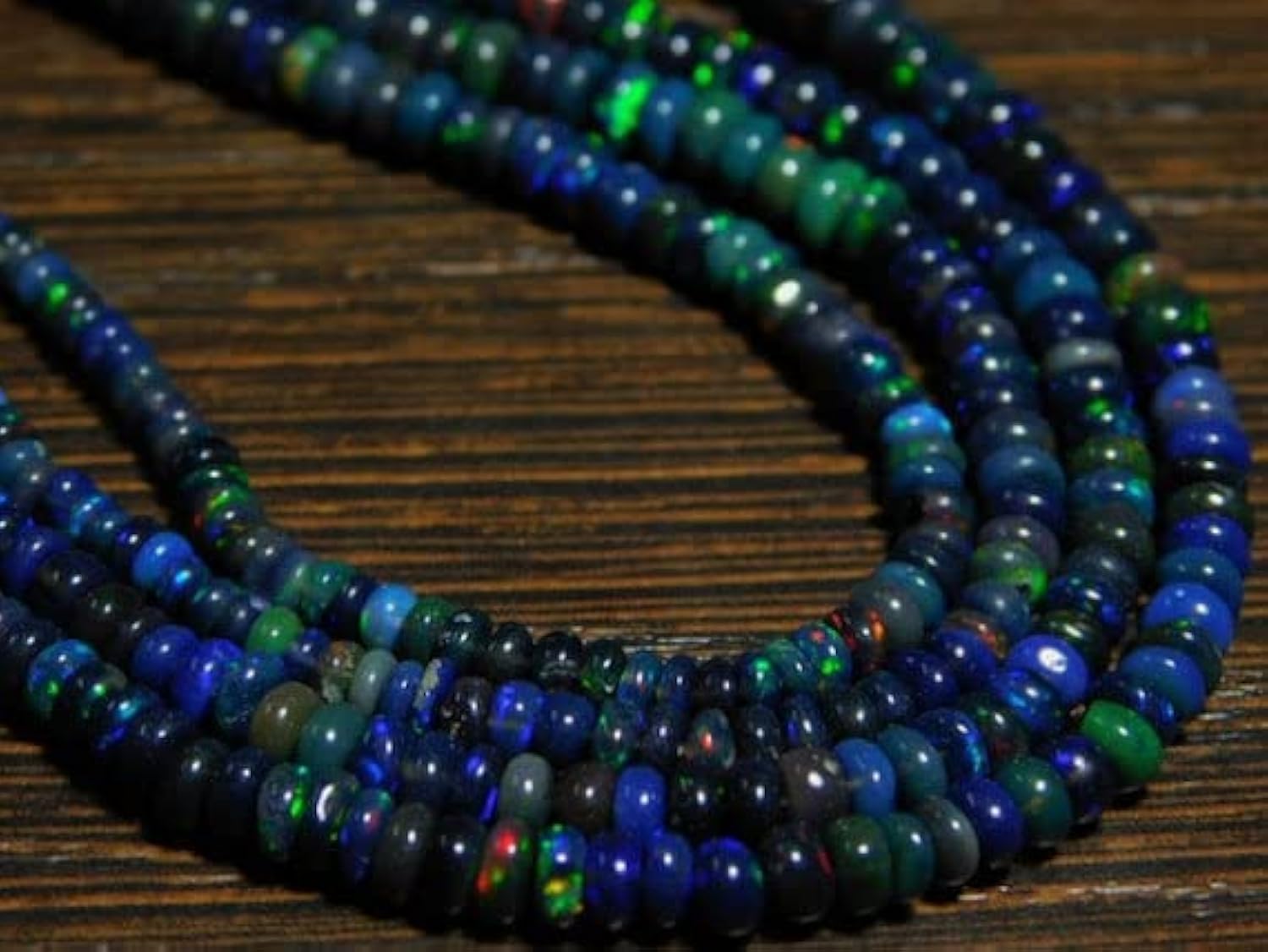 Opal Ethiopian Welo Pierres Fines LKBEADS Rondelles Lisses Haut de Gamme