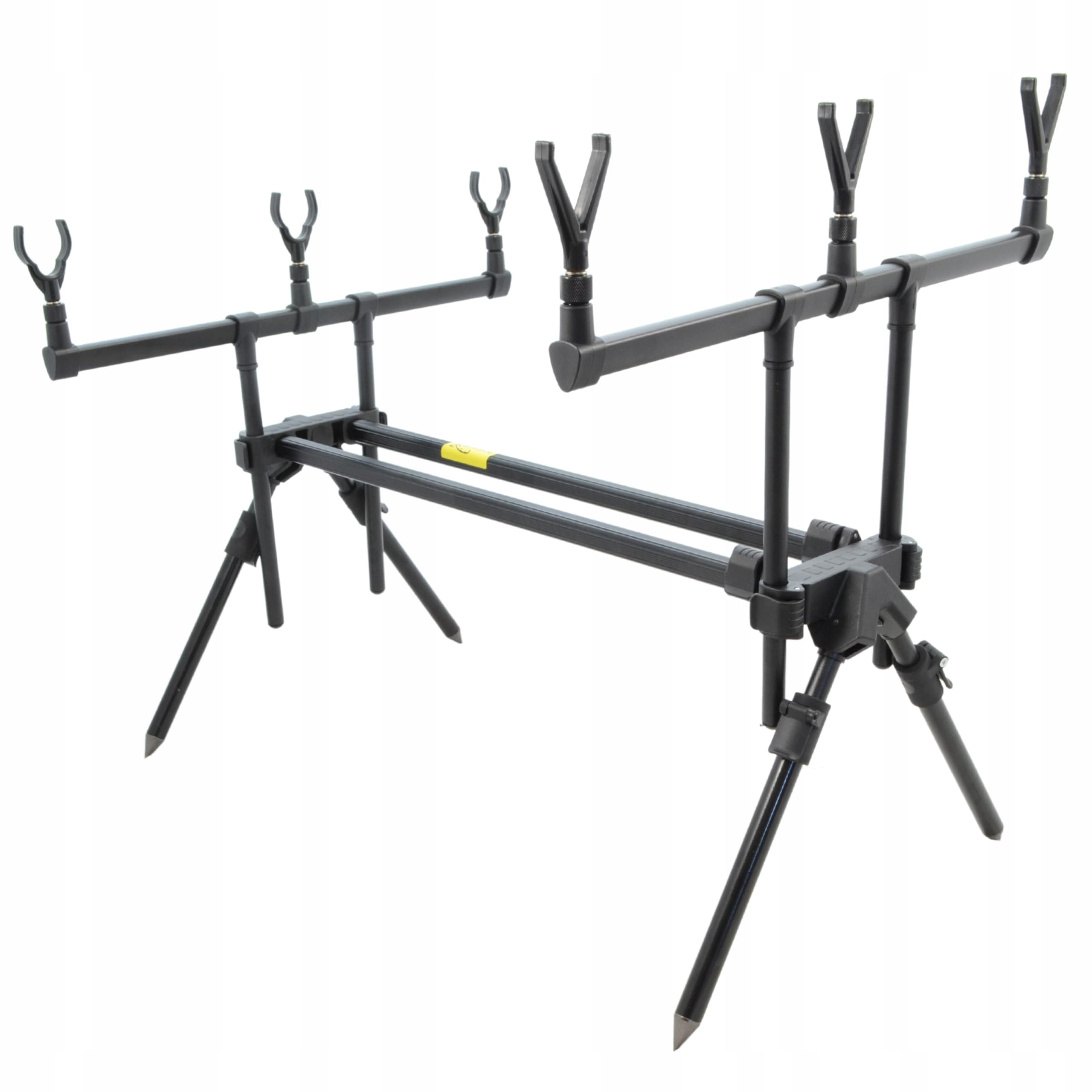 A&N Rod Pod – Karpfen Rutenständer für 3 Ruten, verstellbar 60–115 cm, stabiler Rutenständer mit Transporttasche und Auflagen
