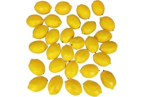 Lifelike Artificial Lemons for Home Decor and Photography