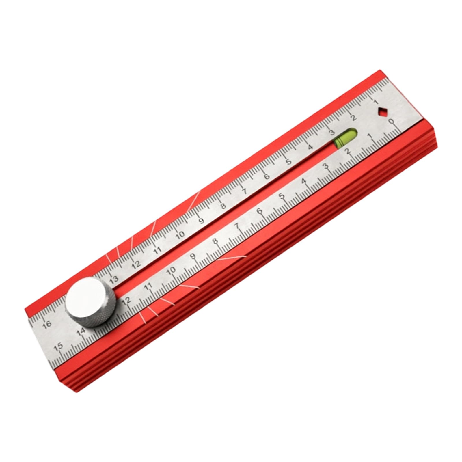 Tfaoys Lightweight 139G Aluminum Alloy Woodworkers Ruler Feature Nonrust Steel Construction For Woodworking And Construction Use Rustproof Steel Builder Ruler