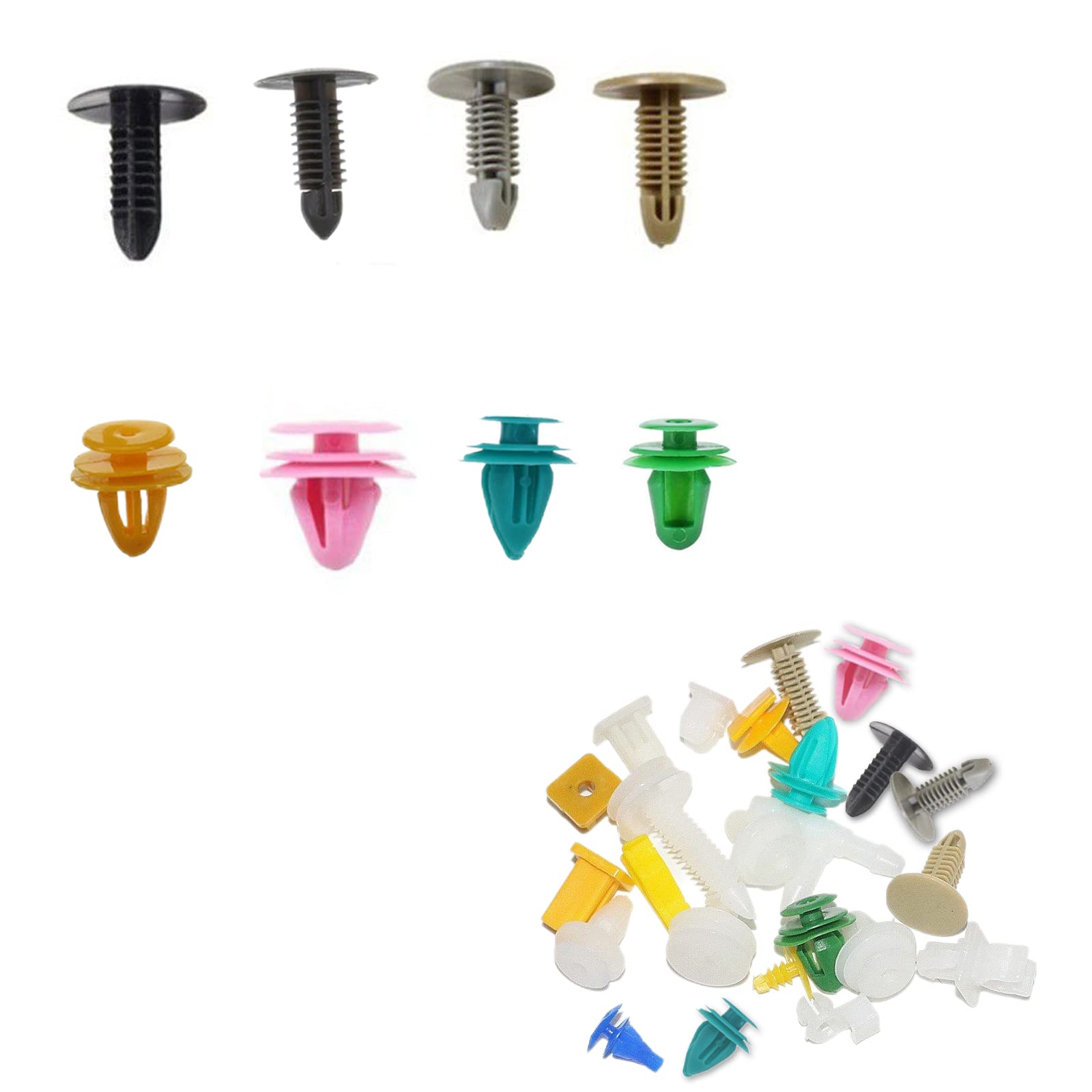 500-teiliges Auto-Clip Set - Alles Für Die Auto-Reparatur In Einer Box