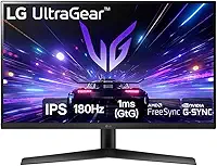 Monitor Gamer LG UltraGear 27” 27GS60F-B IPS Full HD 180Hz 1ms (GtG) NVIDIA® G-SYNC® AMD FreeSync™ HDR10 sRGB 99% HDMI DisplayPort