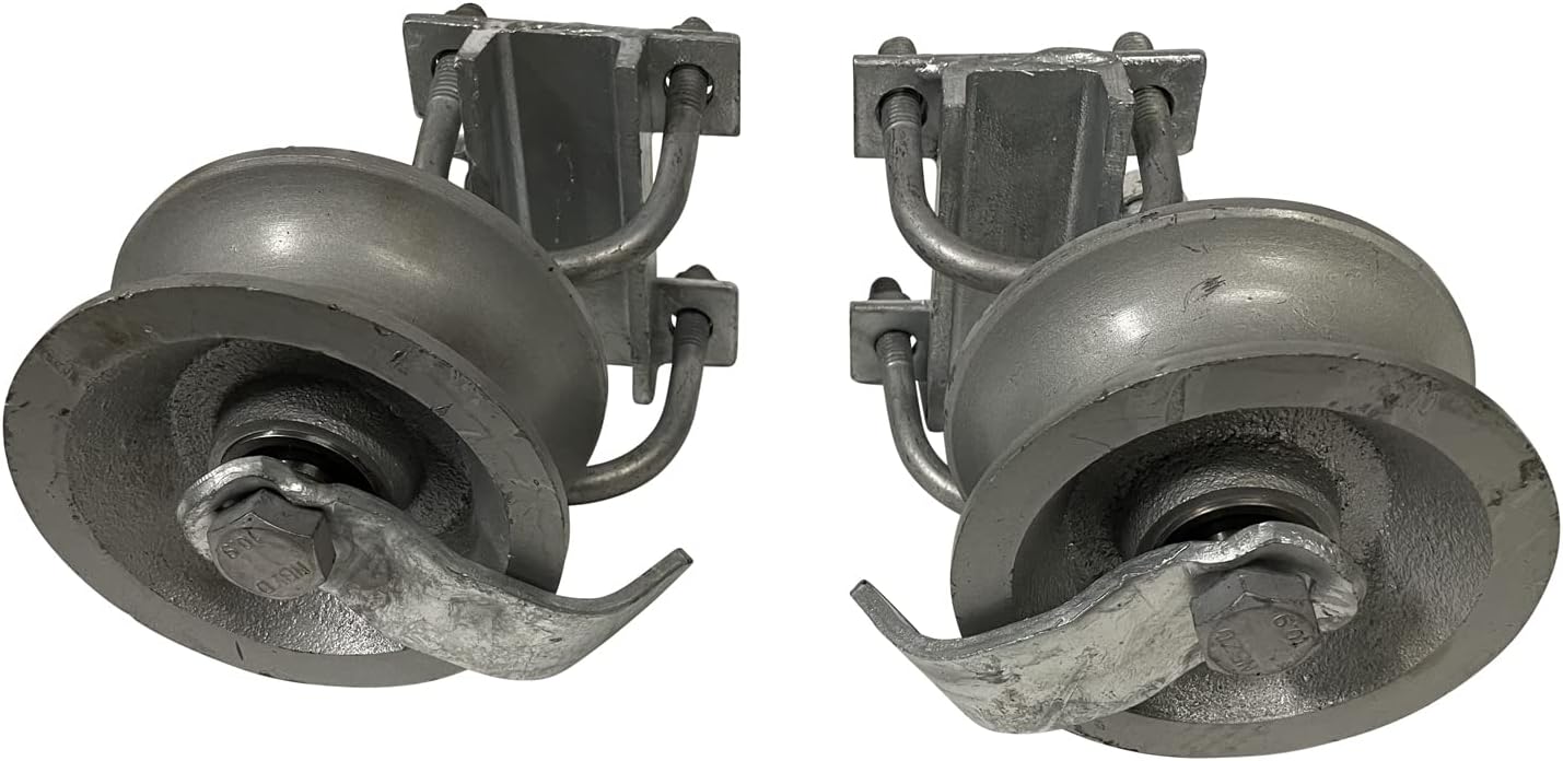 Rear Pipe Track Wheels for Chain Link Sliding Gates-by