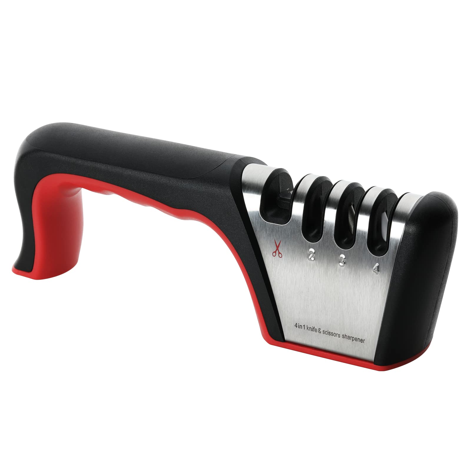 Simple Deluxe 4in1 Kitchen Knife Sharpener 4 Stage Knife Scissor
