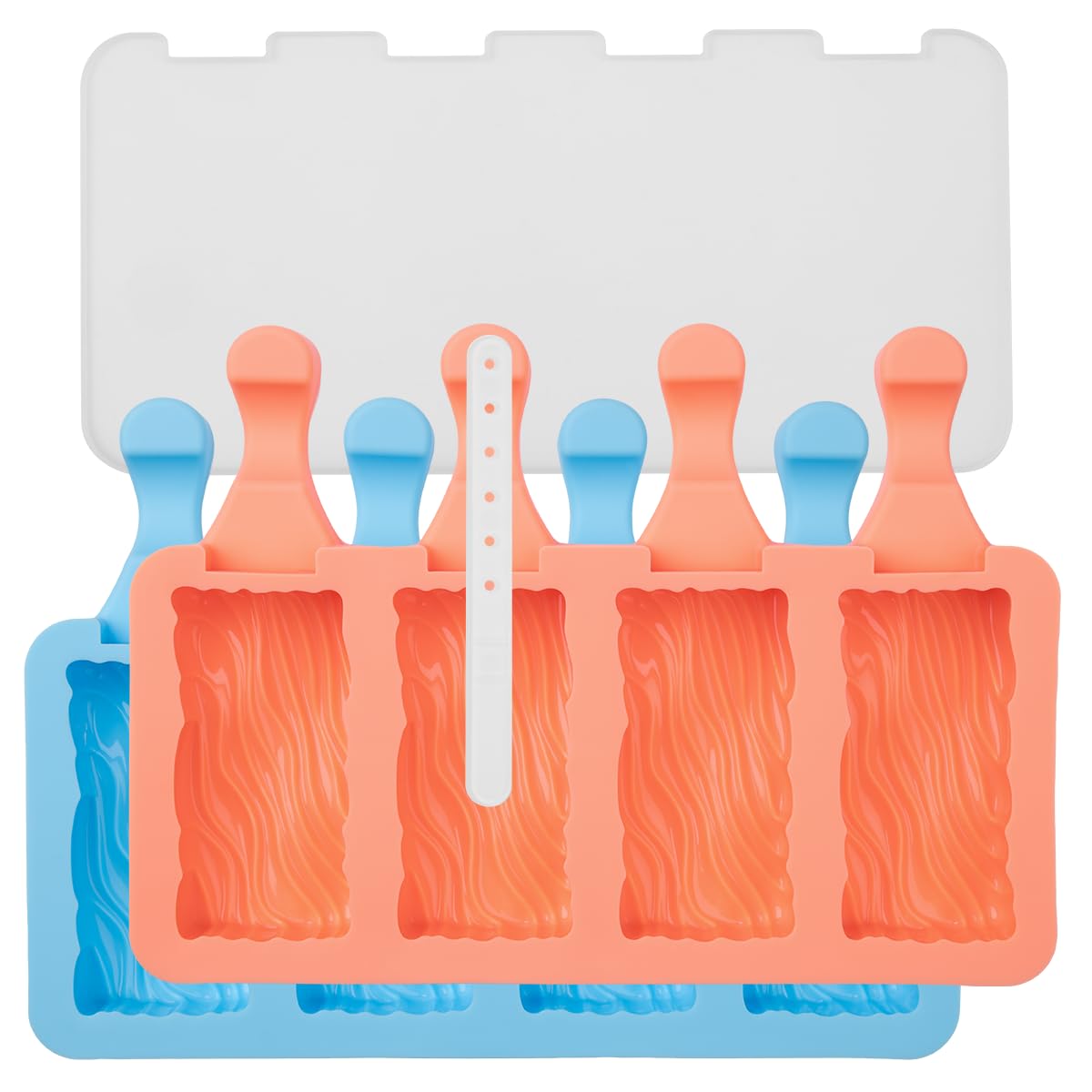 LURCH Eisformen Für 6 Eis Am Stiel - Tiermotive Silikon Förmchen