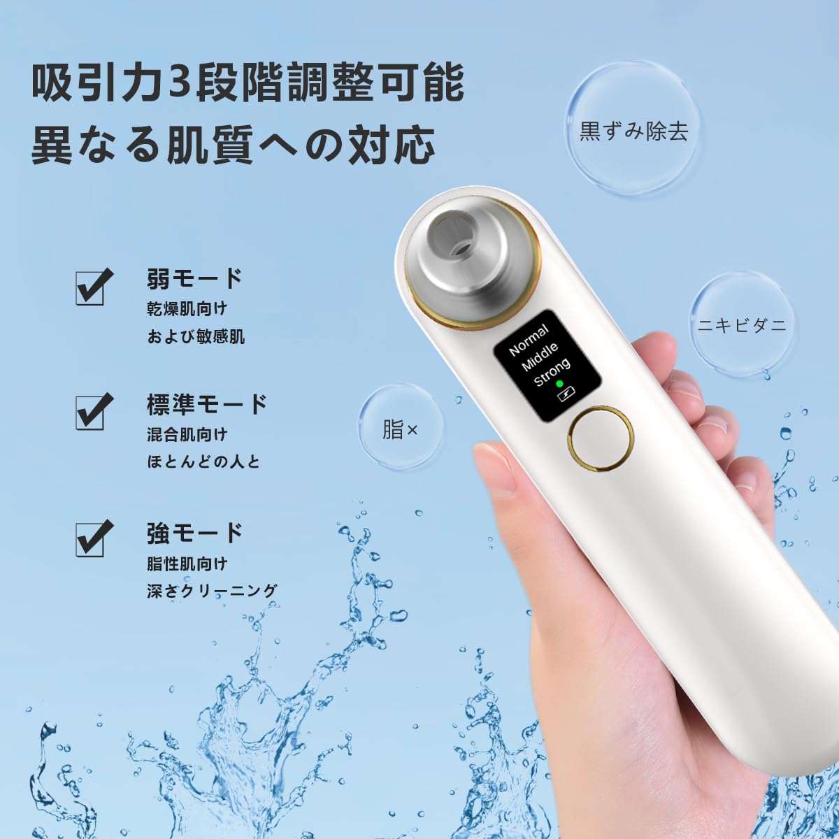 Amazon.co.jp: 毛穴吸引器 鼻 真空吸引式【2026年新版 拡大レンズ LED