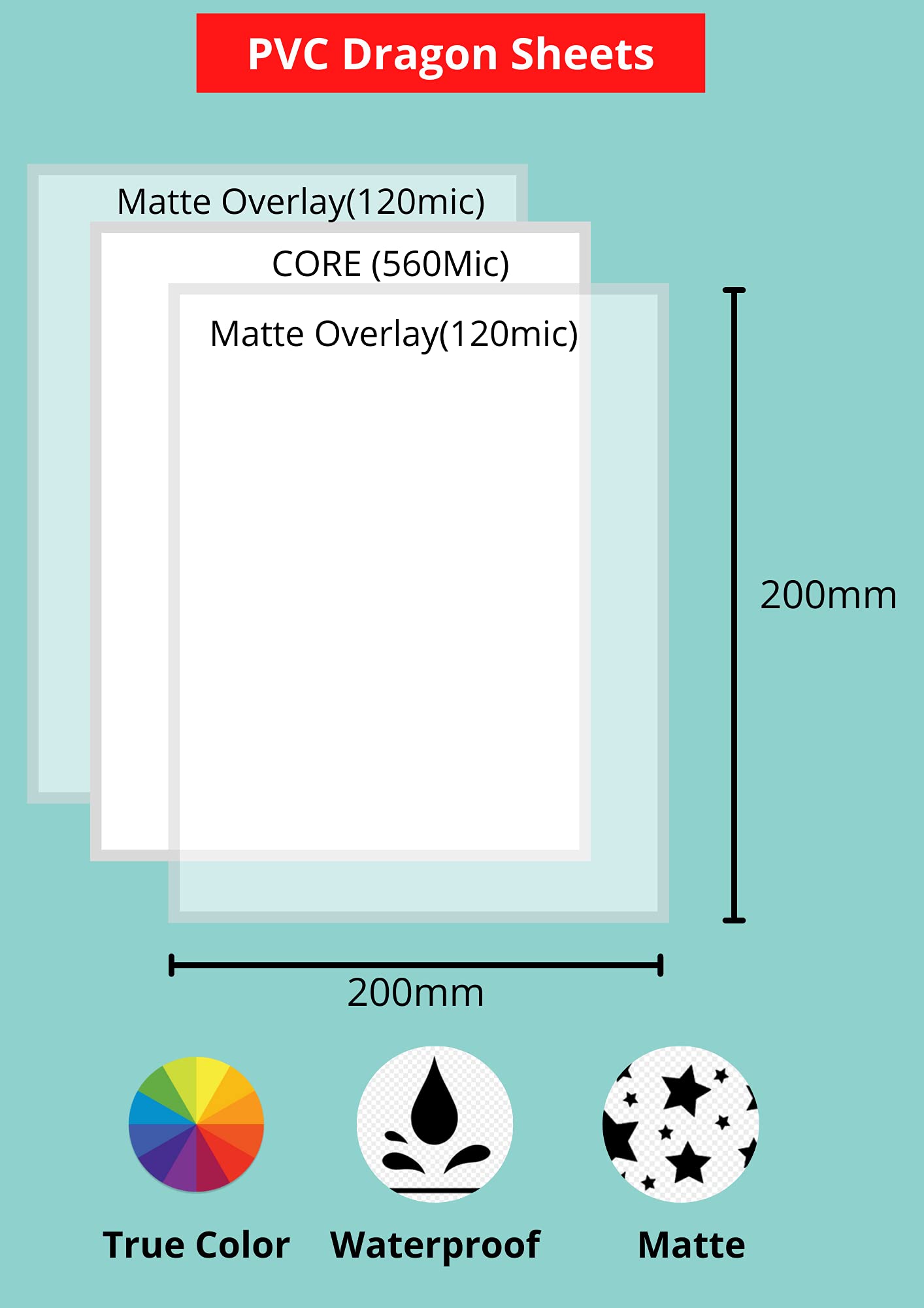 Buy True Ally Premium MATTE Finish PVC Lamination Dragon Sheet A4 Size buy-true-ally-premium-matte-finish-pvc-lamination-dragon-sheet-a4-size